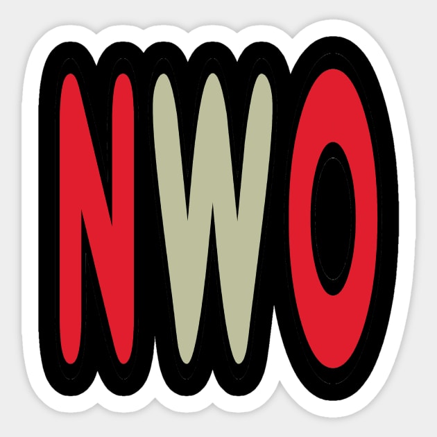 NWO New World Order Sticker by Mark Ewbie